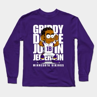 GRIDDY JUSTIN in Springfield Long Sleeve T-Shirt